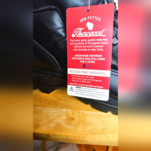Mens Thorogood Boots Size 9W  USA Ultimate Cross Trainer Postal Boots 834-6874 - Picture 12 of 12